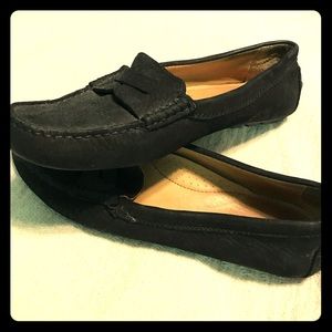 Black RL leather loafers